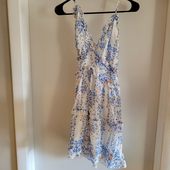 Floral Ruffle Dress - Picture 2 of 7